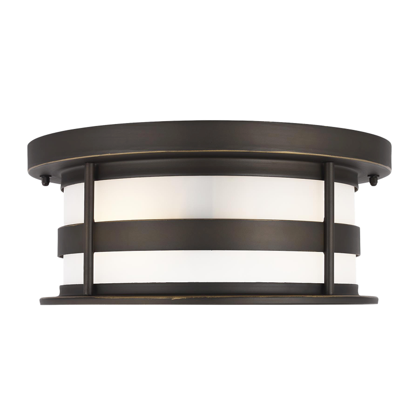 Wilburn Two Light Outdoor Flush Mount