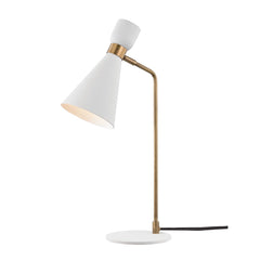 Willa Table Lamp by Mitzi HL295201-AGB/WH