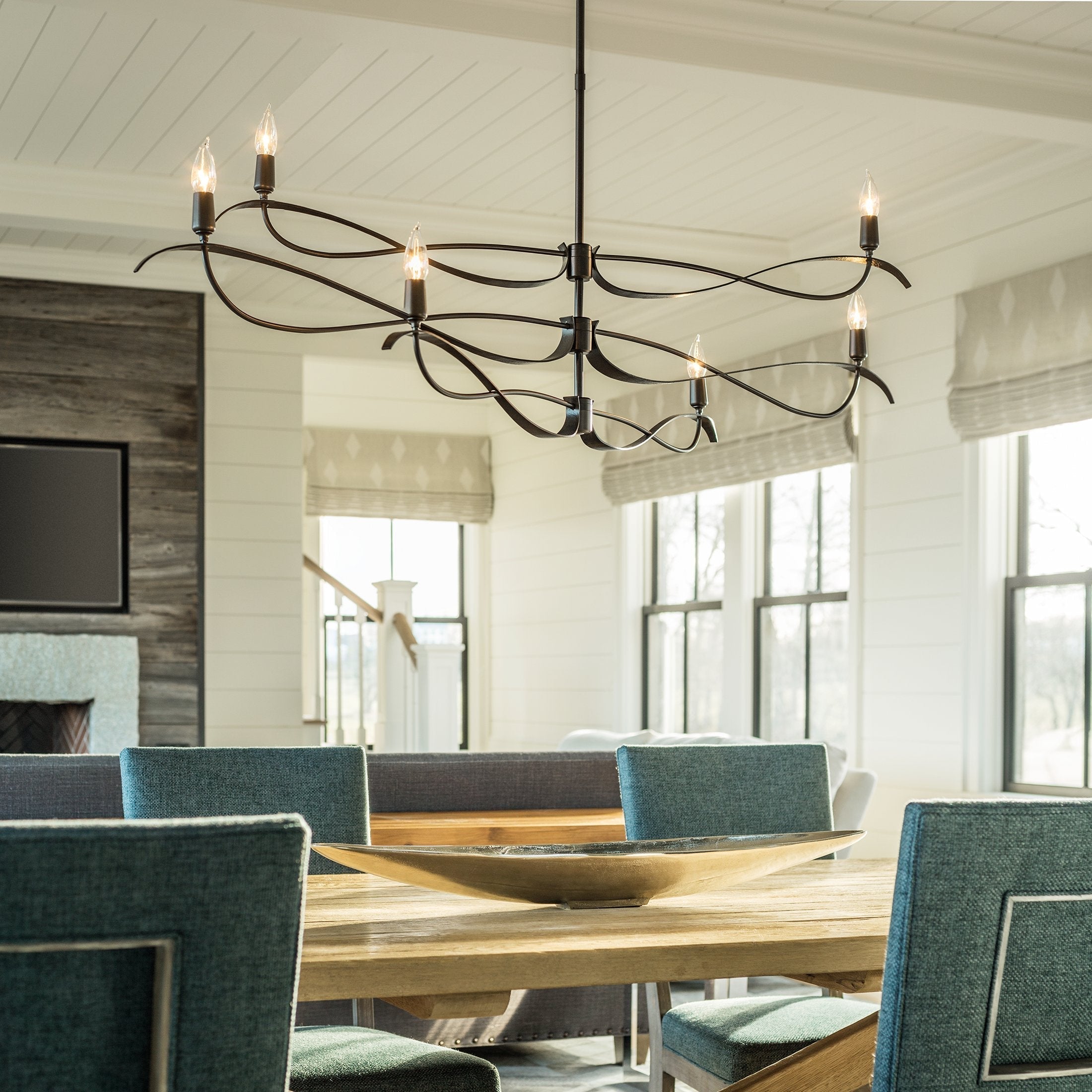 Willow 6-Light Large Chandelier by Hubbardton Forge 136352