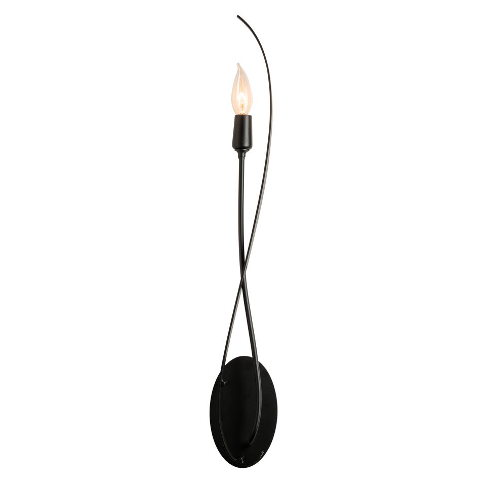 Hubbardton Forge Willow Sconce 26.4" Height Contemporary Design Dimmable E12 Candelabra Base