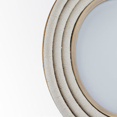 Zion Ceiling Light by Troy Lighting with 3 Cotton Rope Rings, Dimmable LED, Opal Matte Shade, ETL Damp