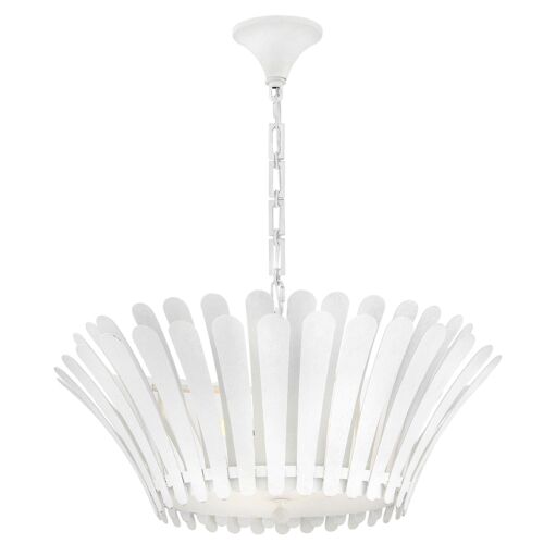 Reina Medium Tapered Chandelier by Hinkley Lighting | Etched Glass | 25.5"