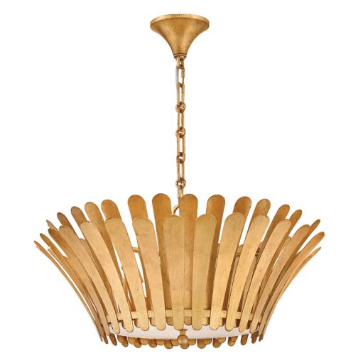 Reina Medium Tapered Chandelier by Hinkley Lighting | Etched Glass | 25.5"