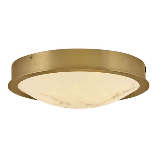 Cava Small Flush Mount Ceiling Light by Fredrick Ramond - Cloudstone Finish, Energy-Efficient LED