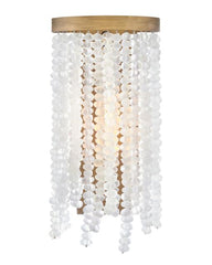 Dune Medium Single Light Sconce - Elegant Bohemian Chic Wall Light by Fredrick Ramond