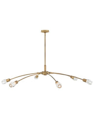 Atera Extra Large 60" Wide Chandelier by Fredrick Ramond - Modern Transitional Design with Crystal Accents