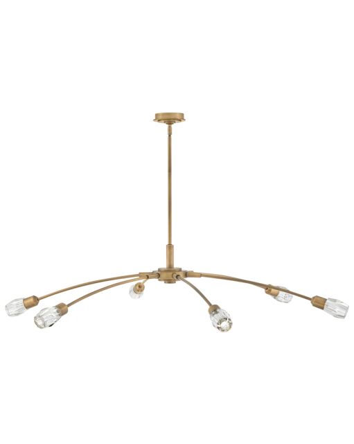 Atera Extra Large 60" Wide Chandelier by Fredrick Ramond - Modern Transitional Design with Crystal Accents