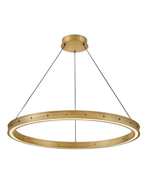 Althea 38-Inch Large Chandelier By Fredrick Ramond - Etched Glass, Dimmable LED, Modern Elegance