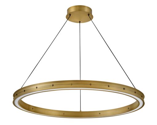 Althea 38-Inch Large Chandelier By Fredrick Ramond - Etched Glass, Dimmable LED, Modern Elegance