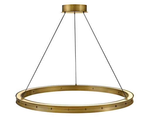 Althea 38-Inch Large Chandelier By Fredrick Ramond - Etched Glass, Dimmable LED, Modern Elegance