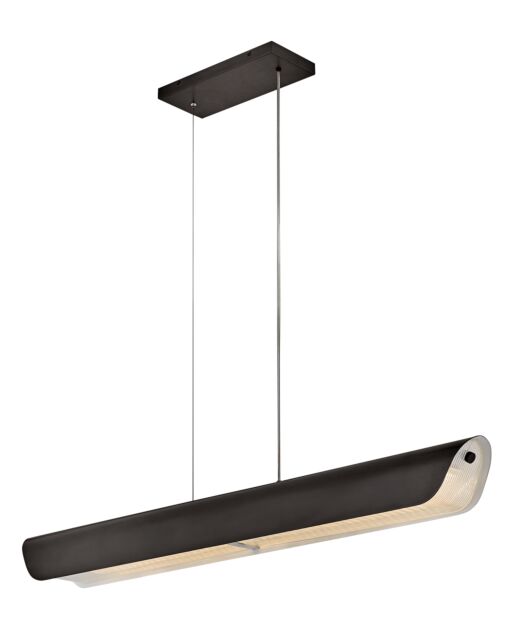 Arco Medium Linear hanging Light Fixture by Fredrick Ramond - Modern Design with Dimmable LED