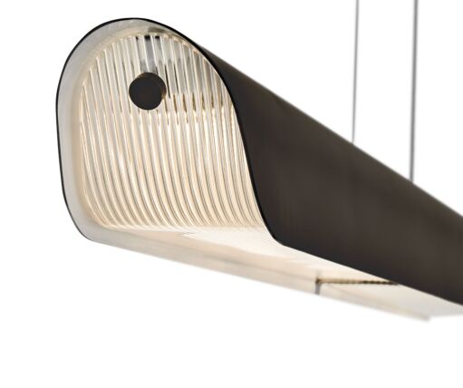 Arco Medium Linear hanging Light Fixture by Fredrick Ramond - Modern Design with Dimmable LED