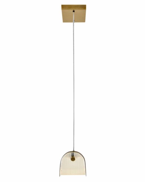 Arco Medium Linear hanging Light Fixture by Fredrick Ramond - Modern Design with Dimmable LED