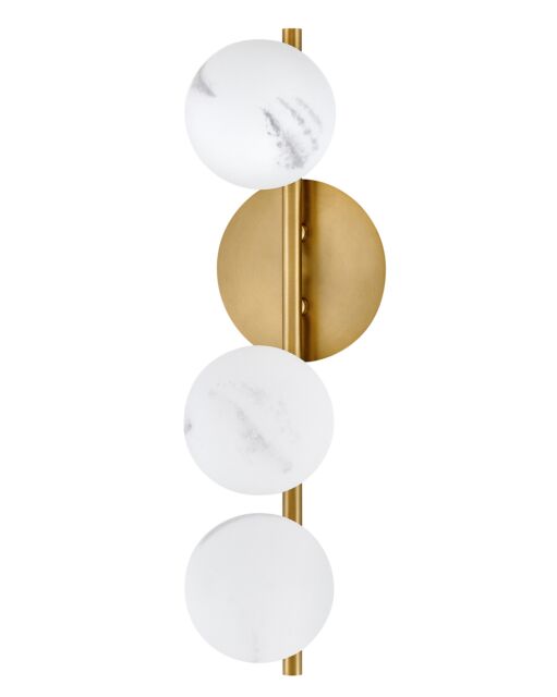 Selene Large 3-Light Wall Sconce by Fredrick Ramond - Modern Swirled Glass Design