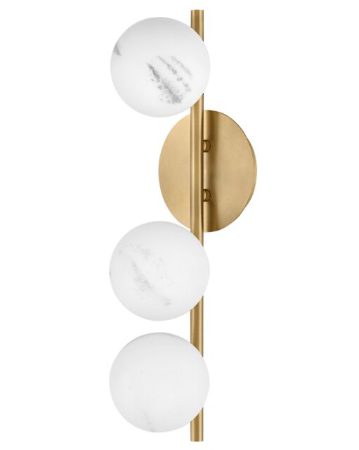 Selene Large 3-Light Wall Sconce by Fredrick Ramond - Modern Swirled Glass Design