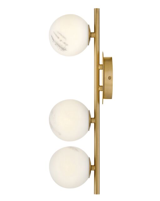 Selene Large 3-Light Wall Sconce by Fredrick Ramond - Modern Swirled Glass Design