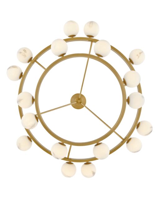 Selene 48" Large Multi Tier Chandelier by Fredrick Ramond - 18 Light Modern Glass Fixture