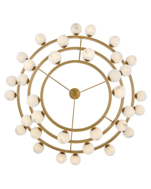 Selene Double XL Multi Tier Chandelier - 36"H x 60"W - Modern Glass Design by Fredrick Ramond