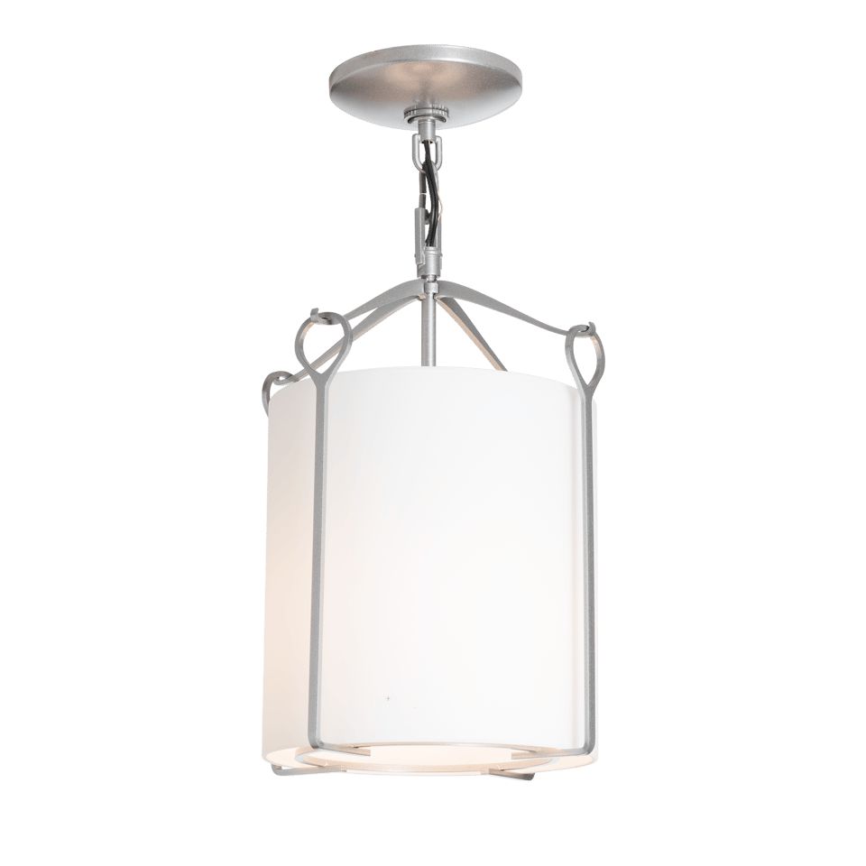 Hubbardton Forge-Bow Semi-Flush Light Fixture with Glass Shade Options in Modern Design