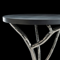 Hubbardton Forge Brindille Wood Top Accent Table With Sculptural Base And Handcrafted Finish