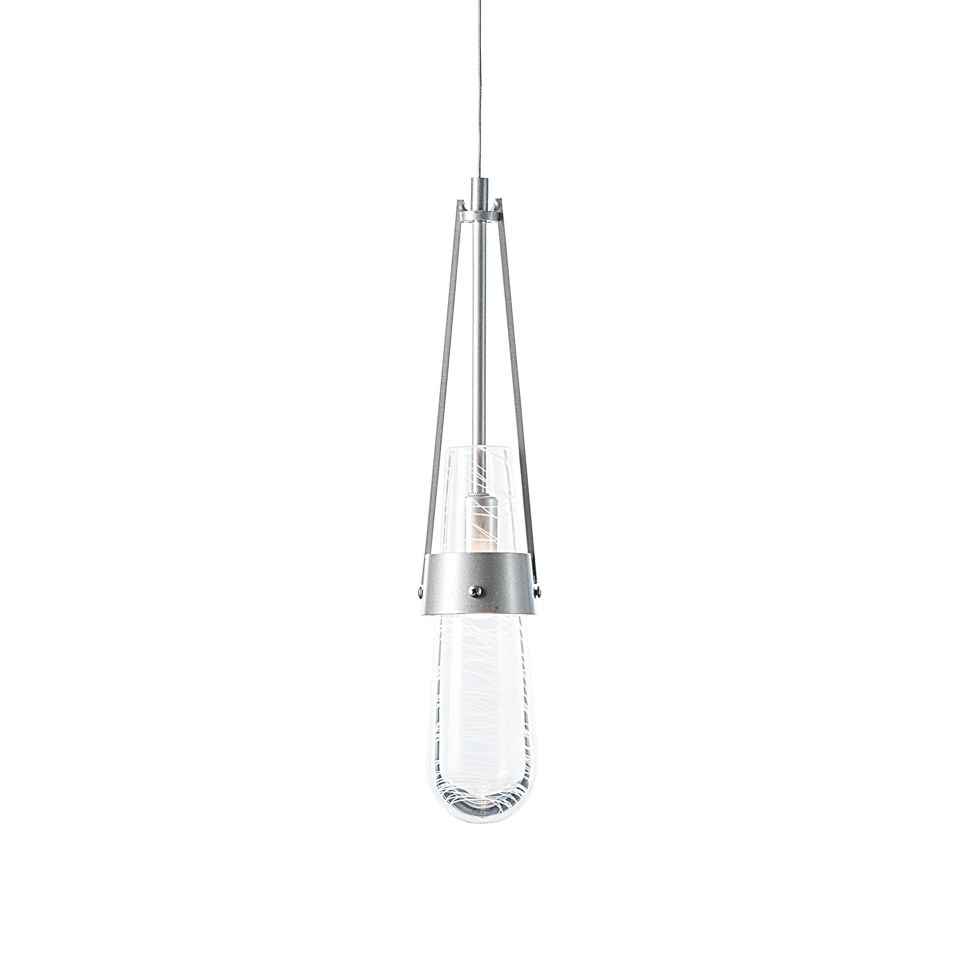 Hubbardton Forge-Link Blown Glass Low Voltage Mini Pendant - Artisan Crafted Contemporary Design