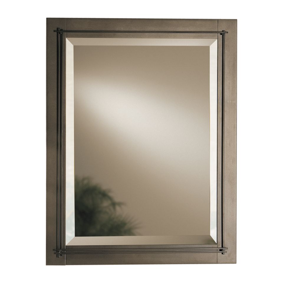 Hubbardton Forge Metra Beveled Mirror - Handcrafted Metalwork from Vermont Artisans, Unique Design