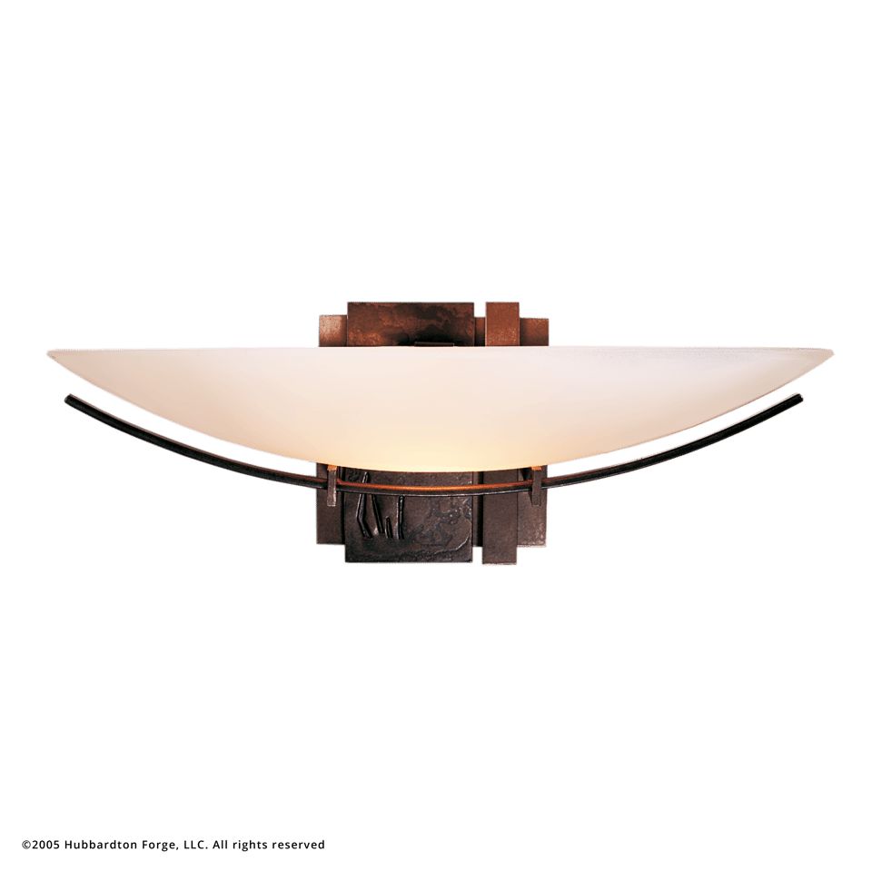 Hubbardton Forge-Oval Impressions Sconce with Elegant Forged Steel and High-End Craftsmanship