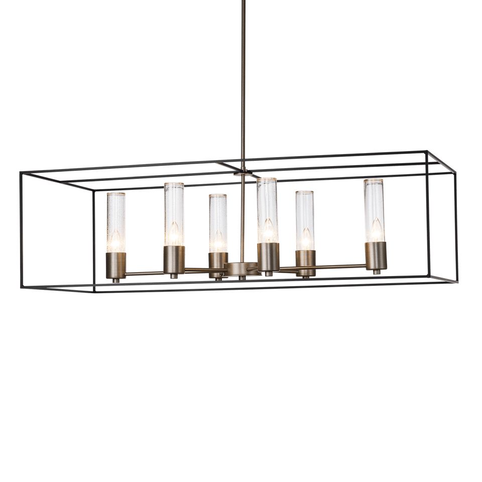 Hubbardton Forge Portico Pendant Light - Architectural Design with Two Tone Finish, New Traditional Collection