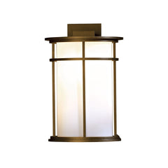 Hubbardton Forge-Province Large Outdoor Sconce with Handcrafted Metal and Glass Design