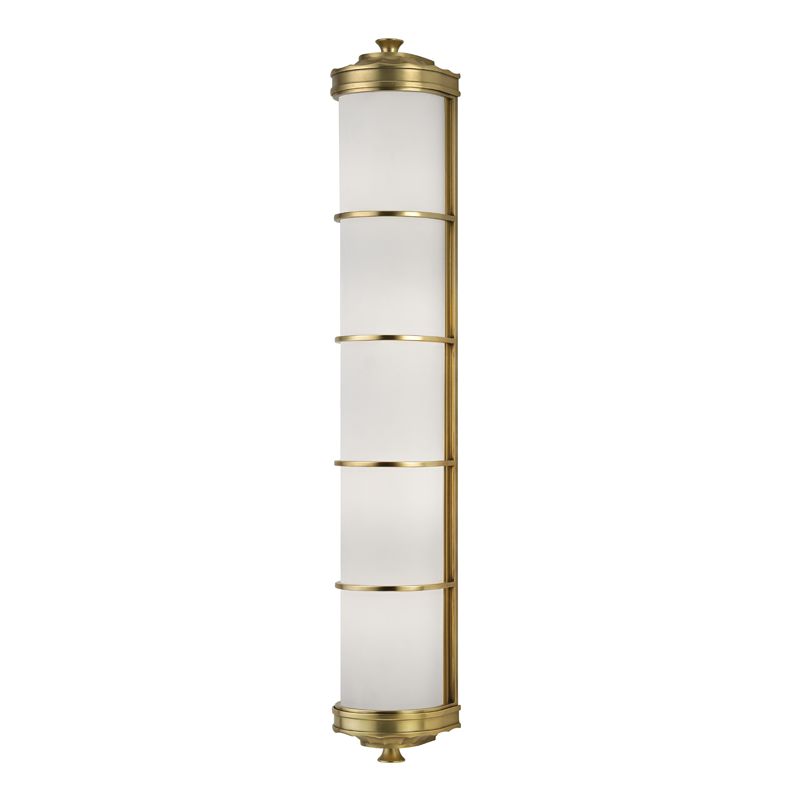 Hudson Valley Lighting Albany Sconce - 4-Light Gothic Inspired Wall Fixture with Hand-Worked Finishes and Quality Glass