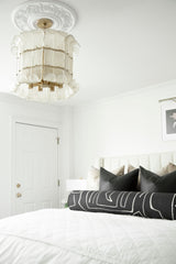 Hudson Valley Lighting-Brasher Chandelier with Hand-Poured Glass Panels and Soft Champagne Hue