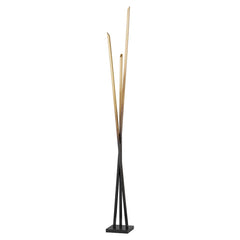 Hudson Valley Lighting-Gansevoort 1-Light Floor Lamp with Gradient Brass Finish and Integrated LED Lighting