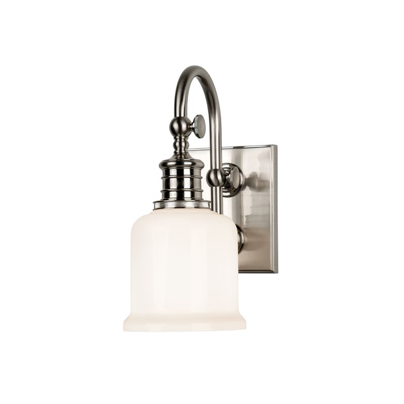 Hudson Valley Lighting-Keswick Bath Sconce – Vintage Glass, Gooseneck Arm, Durable Design for Country or Urban Living