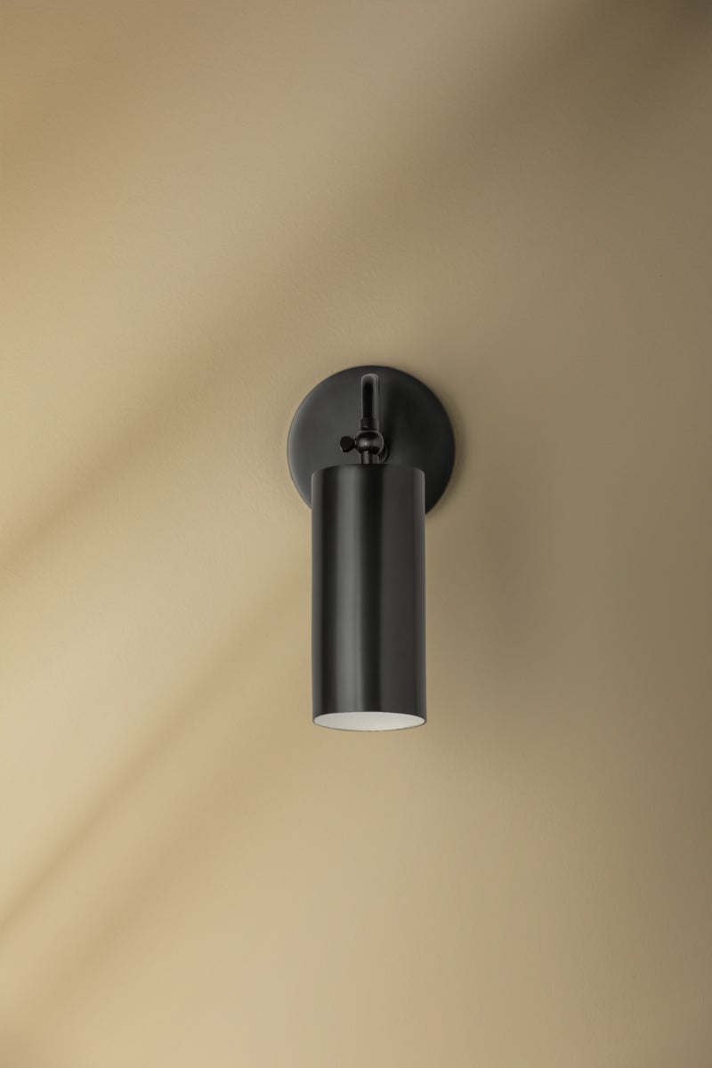 Mitzi Bea Adjustable Wall Sconce with Quirky Arm Design in Aged Brass or Old Bronze Finish