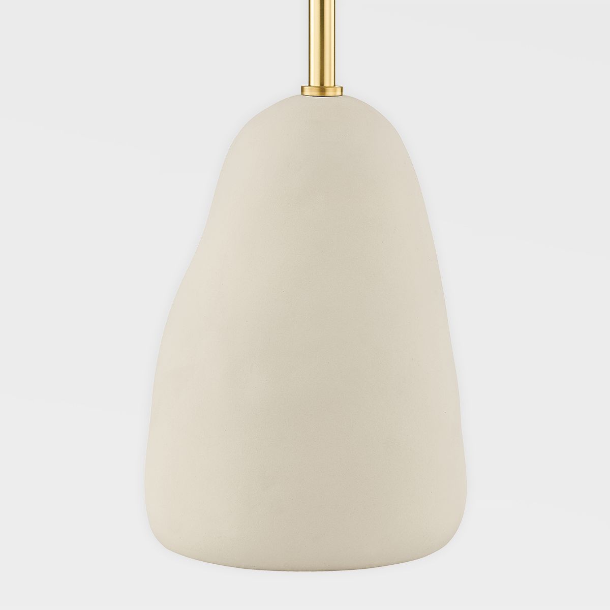 Mitzi-Maia Table Lamp with Ceramic Base Inspired by Brazilian Mountains and Korean Roof Design