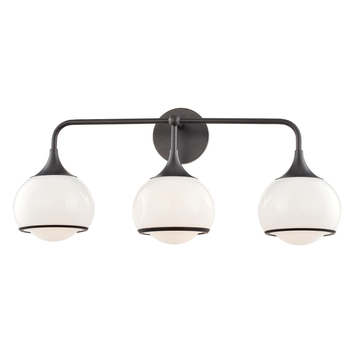 Mitzi Reese 3-Light Vanity Light in Aged Brass, Old Bronze, or Polished Nickel - Victorian Elegance