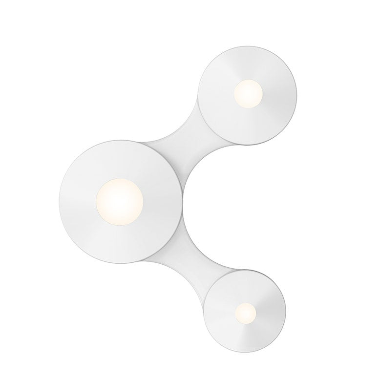 SONNEMAN 1-Luminaire Coral LED Surface Mount Light - Flowing Sculptural Design for Modern Spaces