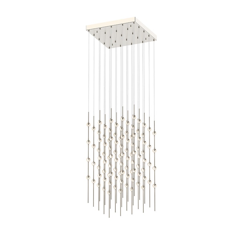 SONNEMAN 20" Constellation Cosmic Cube LED Chandelier with Suspended Linear Hubs for Dazzling Illumination