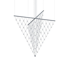 SONNEMAN Constellation Small Galaxy Matrix Arrow LED Chandelier with Customizable Design and Crystal Lenses