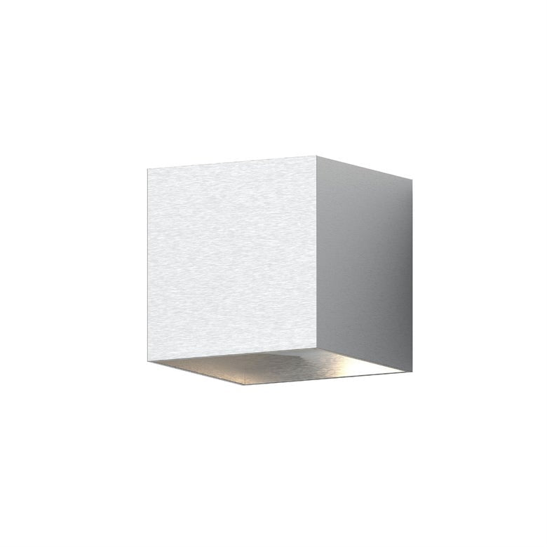 SONNEMAN-Qube Large Geometric Sconce with Up/Down Light Projection, IP65 Rated for Indoor/Outdoor Use