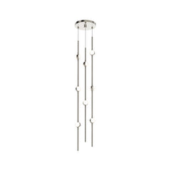 SONNEMAN Short 6" Round Constellation Andromeda Chandelier with Customizable LED Hubs and Lens Options