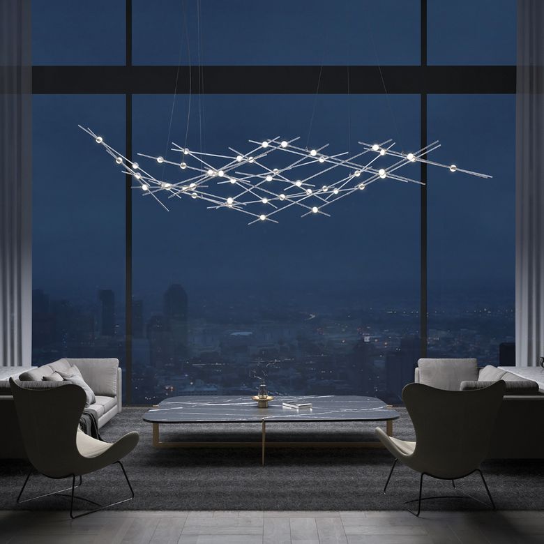 SONNEMAN-Ursa Constellation LED Chandelier - Celestial Design with Interconnected Star Patterns