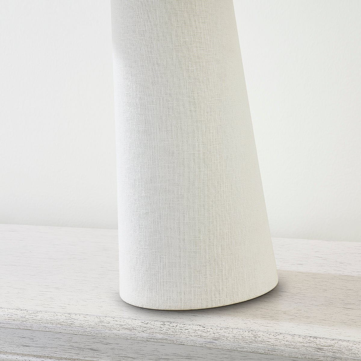 Troy Lighting Chanterelle Table Lamp With Pleated Natural Linen Shade and Elegant Tapered Base