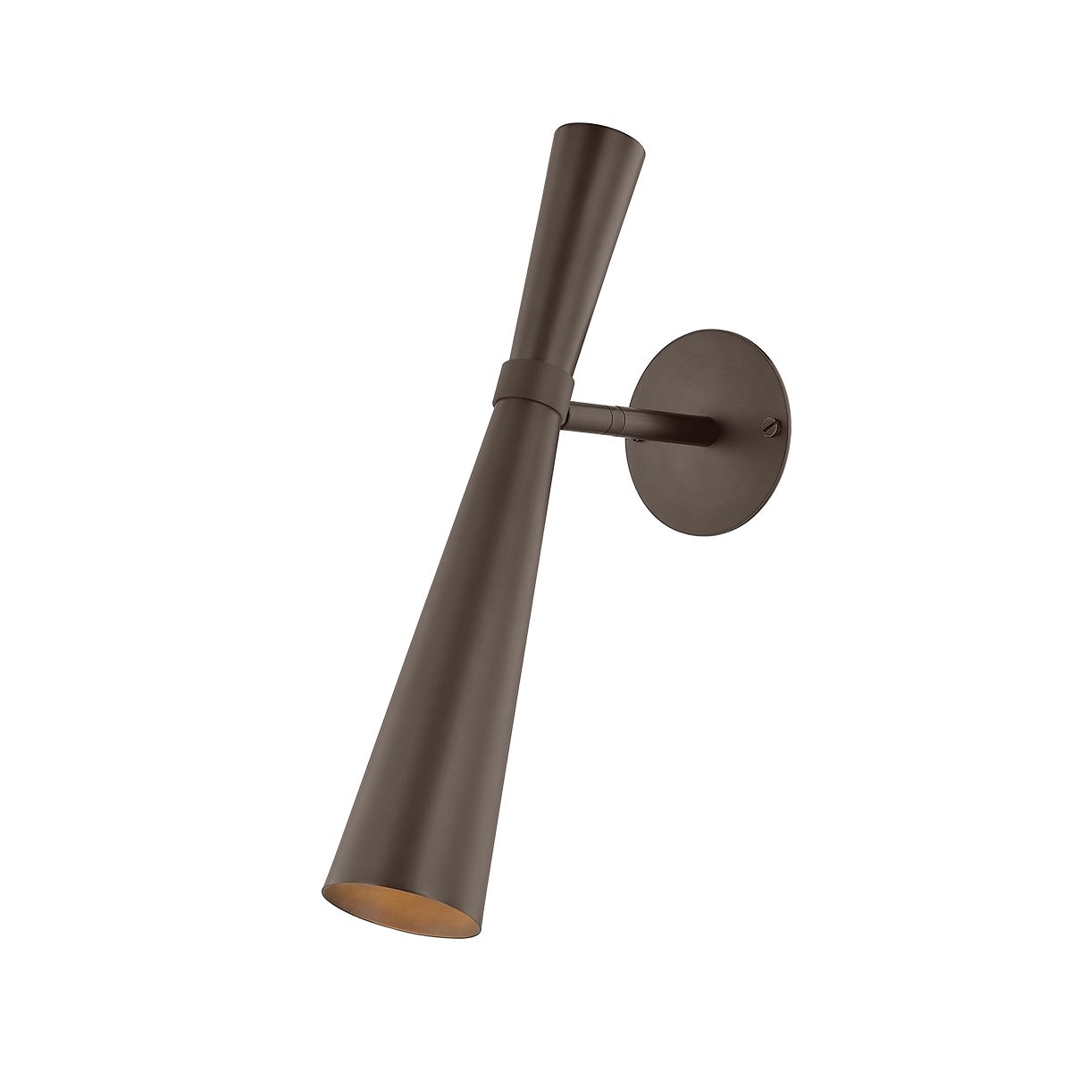 Troy Lighting-Dieter Adjustable Wall Sconce – Vintage Telescope Design with Bronze Finish for Art and Bedside Lighting