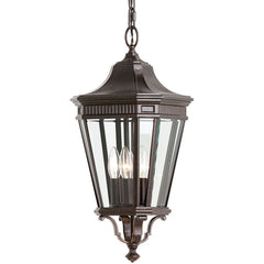 Visual Comfort Cotswold Lane Small Pendant OL5411 - Timeless Gas Lantern Design with Beveled Clear Glass Panels