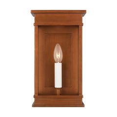 Visual Comfort Cupertino Small Wall Lantern by Chapman & Myers - Transitional Style with Clear Glass Panes