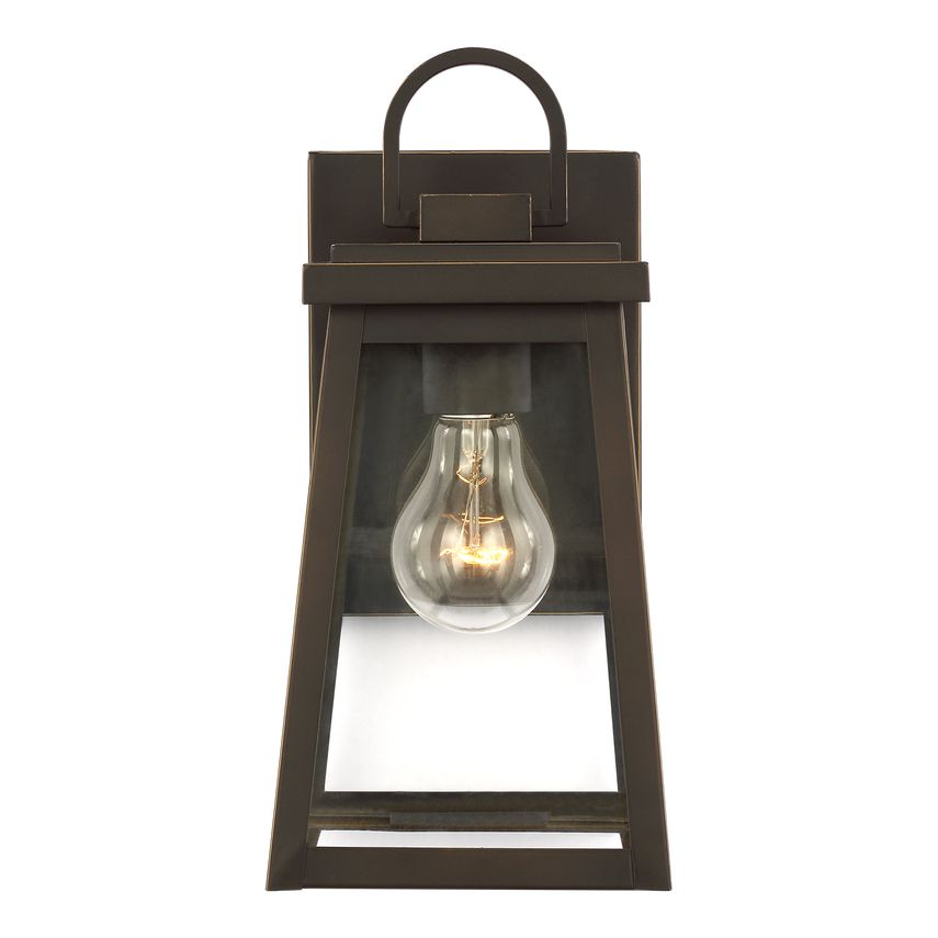 Visual Comfort-Founders 1 Light Outdoor Wall Lantern - Timeless Design, Durable Aluminum, Versatile Finish