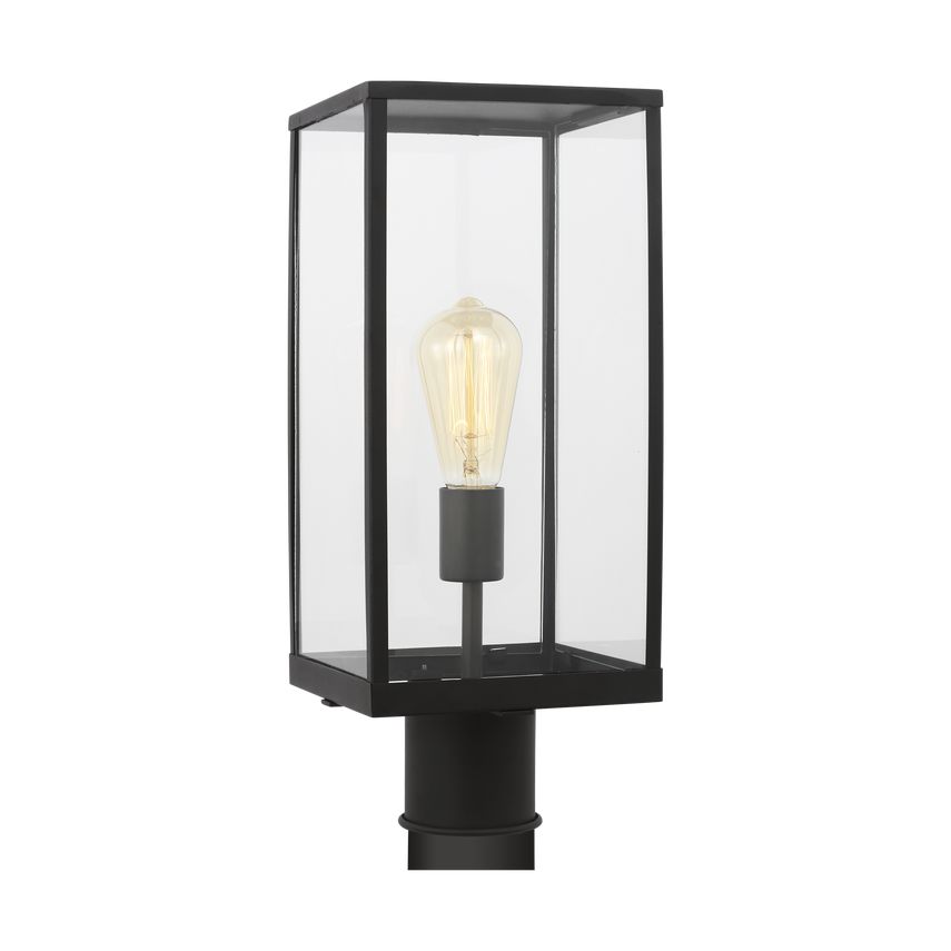 Visual Comfort Howell Medium Outdoor Post Lantern - Modern Aluminum Design