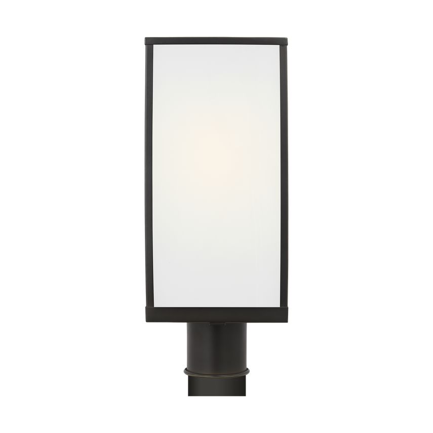 Visual Comfort Howell Medium Outdoor Post Lantern - Modern Aluminum Design