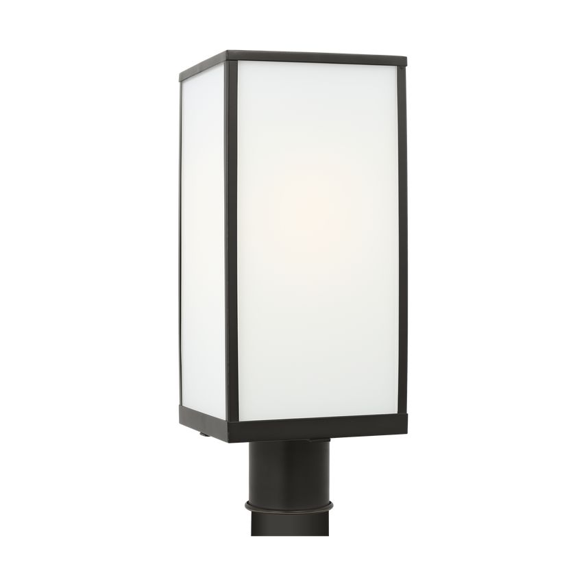 Visual Comfort Howell Medium Outdoor Post Lantern - Modern Aluminum Design